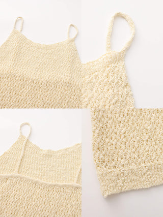 Thin Strap Ribbed Knit Vest