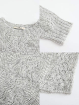 Ultra Thin Cropped Knit Sweater