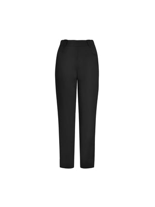 High-Waisted Straight Slim Tailored Trousers