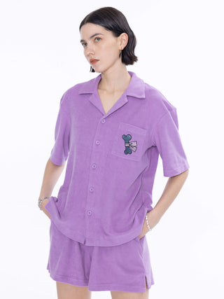Bone and Bow Embroidered Pyjamas Set