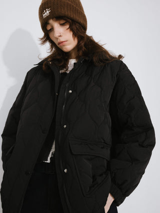 Diamond Quilted Puffer Jacket