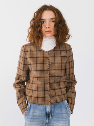 Checked Vintage Style Jacket