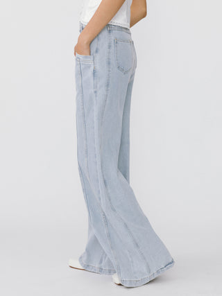 Front Stitch Wide Leg Jeans（PRE-SALE _ GET BY FEB 28TH）