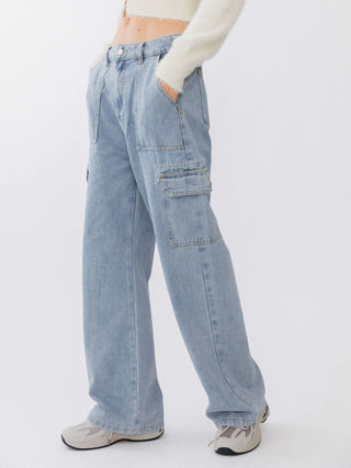 Low Waist Cargo Jeans