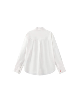 100% Cotton Embroidered Oversized Shirt