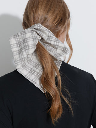 Lace Checkered Irregular Hair Scrunchies