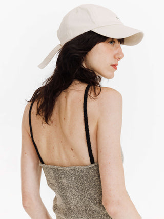 Contrast Colour Backless Halter Top