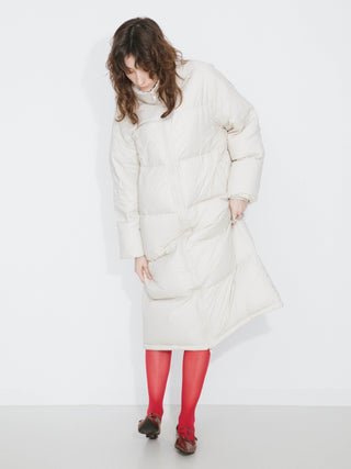 Puffy White Down Coat