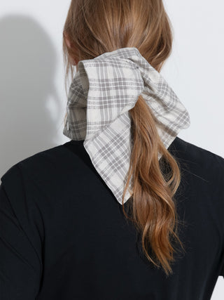 Lace Checkered Irregular Hair Scrunchies