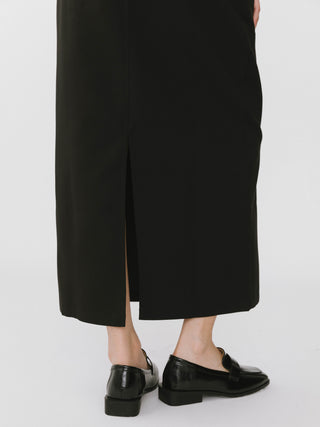 Straight Cut Maxi Skirt