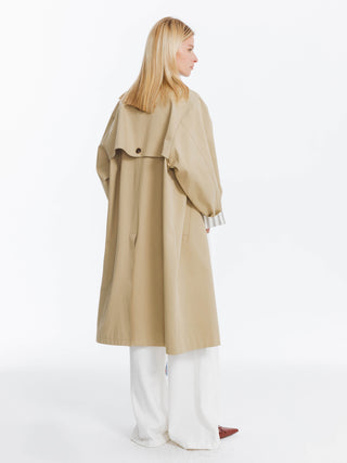 Macintosh Trench Coat with Striped Lining