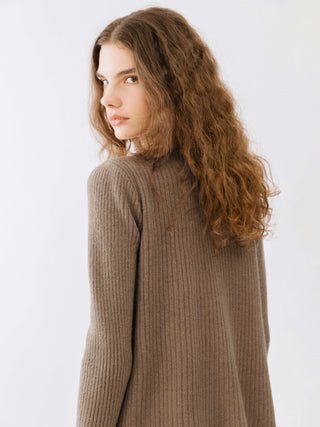 Crossover Ribbed Knit Jumper