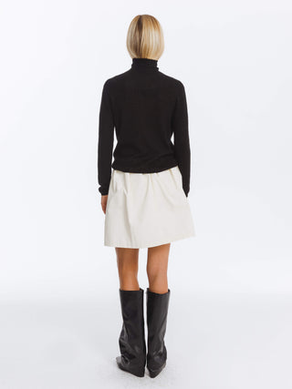 A-line Skirt with Cotton blend