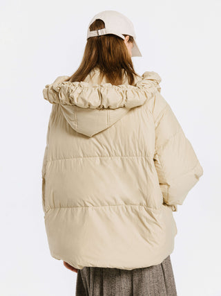 Gathered Short Puffer Jacket