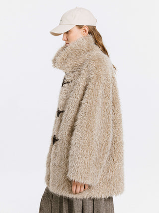 Wheat Faux Fur Monty Coat