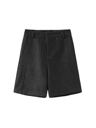 Virgin Wool Cargo Shorts