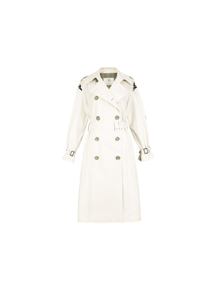 Off The Shoulder Trench Coat