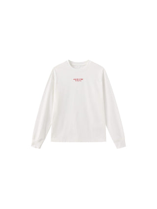 ONE BY CUBIC White Oversized Sweatshirt