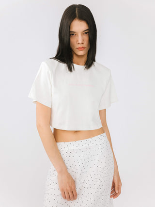 Loose Fit Cropped T-Shirt