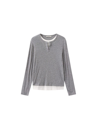 Gray Knitwear Jumper with Wool Blend