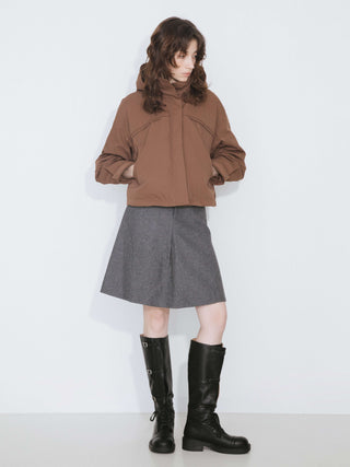 Classic A-line Wool Skirt