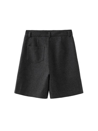 Virgin Wool Cargo Shorts