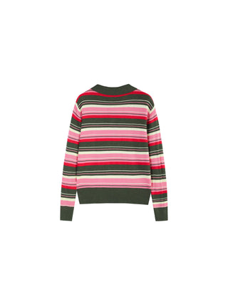 Striped Knitwear Jumper with Wool Blend