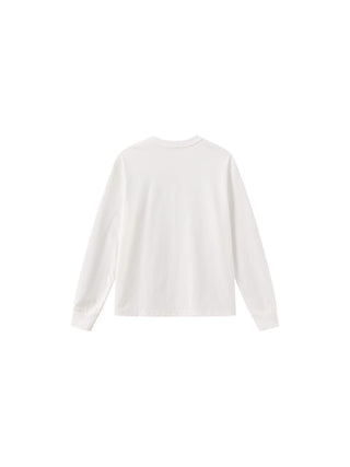 ONE BY CUBIC White Oversized Sweatshirt