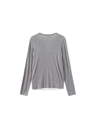 Gray Knitwear Jumper with Wool Blend