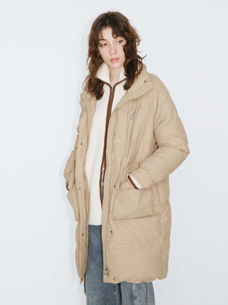 Raglan Long Puffer Down Coat