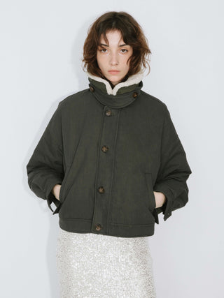 Short Boxy Down Coat