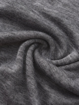 Gray Knitwear Jumper with Wool Blend