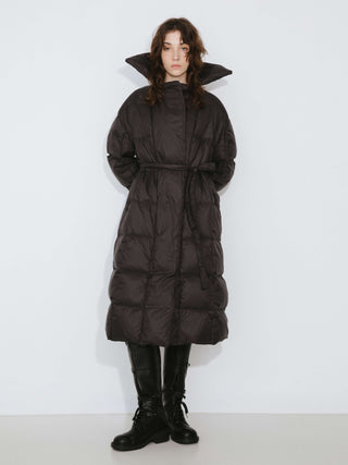 Boxy Fit Long Puffer Coat