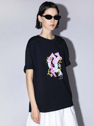 Stay Weird Oversized Printed T-Shirt