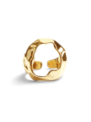 Gold Retro Artisanal Ring