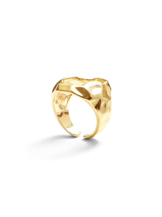 Gold Retro Artisanal Ring
