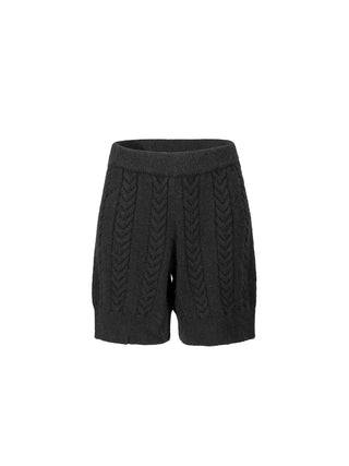 Fishbone Knit Shorts