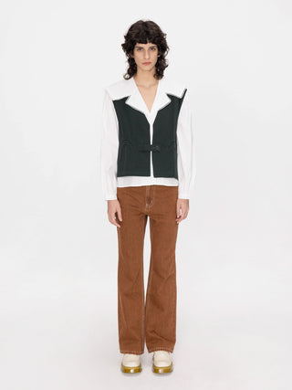 Cropped Double Breasted Waistcoat