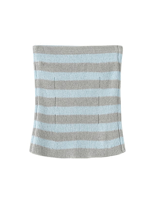 Strapless Striped Knit Top