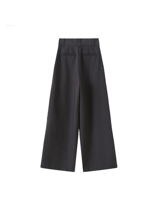 Oversized Pleated Tailored Trousers