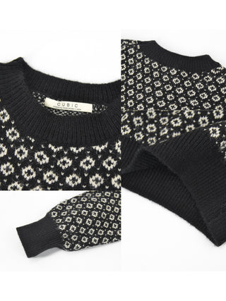 Round Neck Retro Knit Sweater