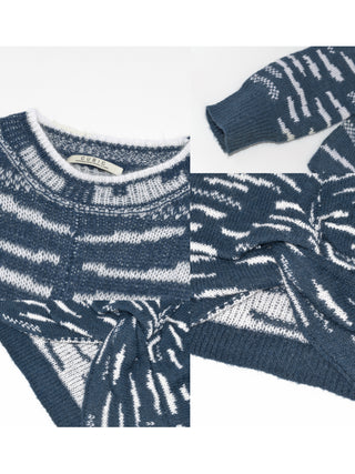 Patterned Twist Knit Sweater