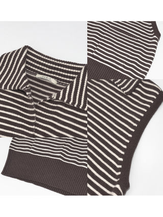 Striped Thin Knit Vest