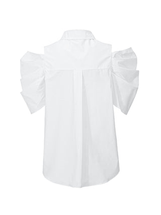 CUBIC Women's Off-Shoulder Short Sleeve Shirt