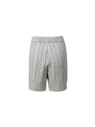 Fishbone Knit Shorts