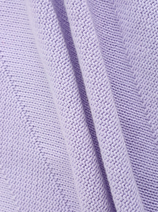 Diagonal Striped Knit Cardigan