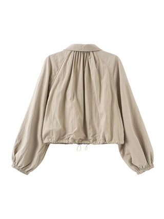 CUBIC Women's Woven Zip Up Short Jacket