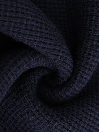 Polo Collar Knit Cardigan