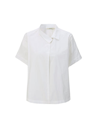 Oversized Asymmetrical White Shirt