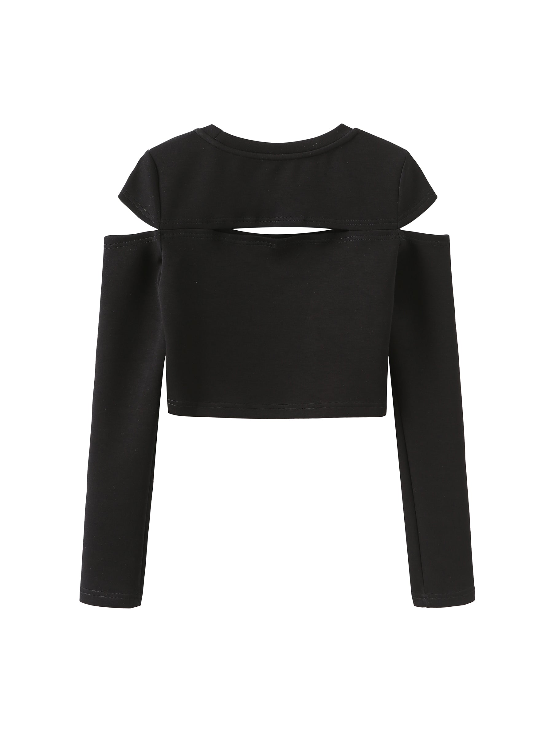 CUBIC Women's Cut Out Long Sleeve Crop Top